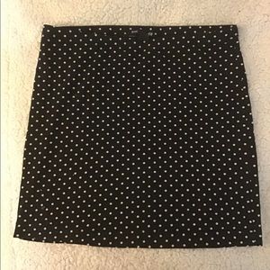 Mini polka dot skirt
